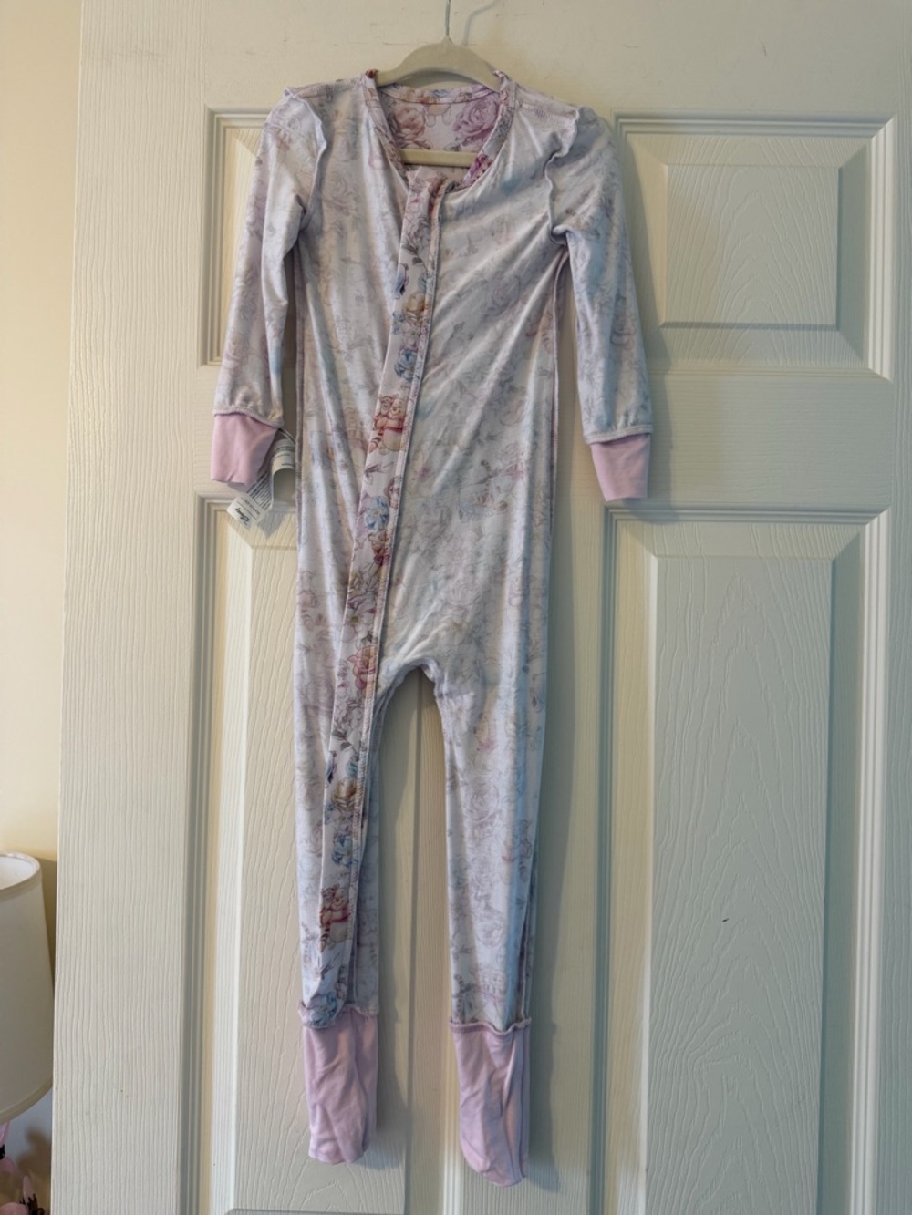 Posh Peanut Pink Winnie the Pooh Floral convertible one piece - Picture 12 of 17